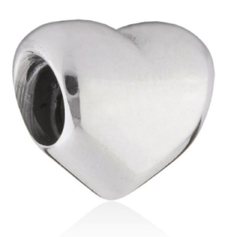 💕 Pandora Retired Heart Love 925 Sterling Silver Bracelet Bead Charm Authentic - Picture 2 of 5